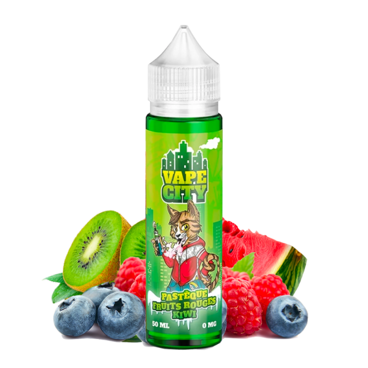Pastèque Fruits Rouges Kiwi 50ml - Vape City Pastèque Fruits Rouges Kiwi 50ml - Vape City