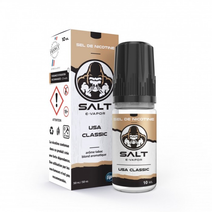 E-liquide USA Classic Salt E Vapor - Le French Liquide