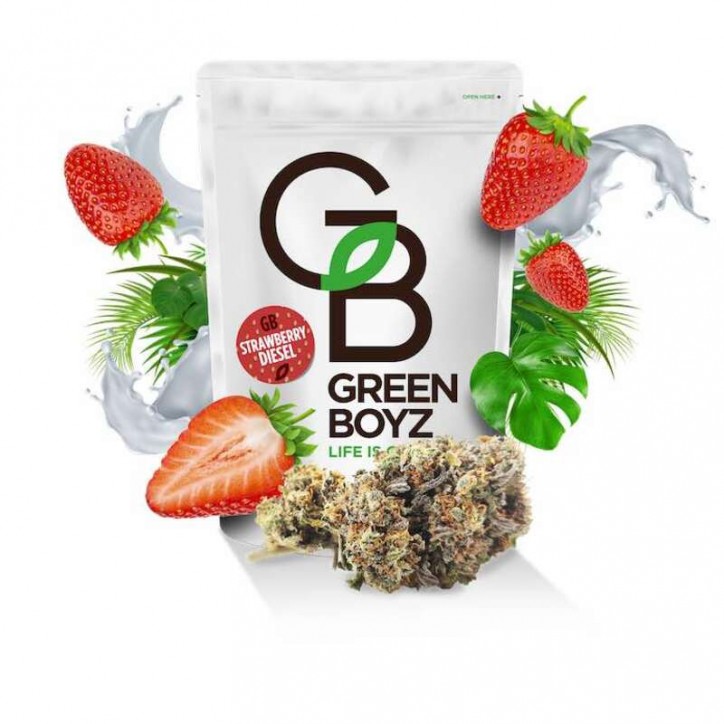 Fleur Strawberry Diesel CBD - Greenboyz Fleur Strawberry Diesel CBD - Greenboyz