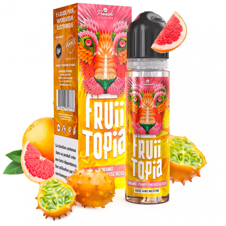 Kiwano Pamplemousse Rose 40ml - Le French Liquide Kiwano Pamplemousse Rose 40ml - Le French Liquide