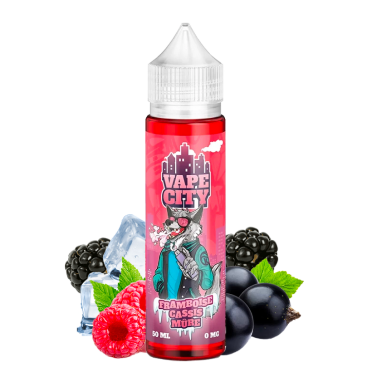 Framboise Cassis Mûre 50ml - Vape City Framboise Cassis Mûre 50ml - Vape City