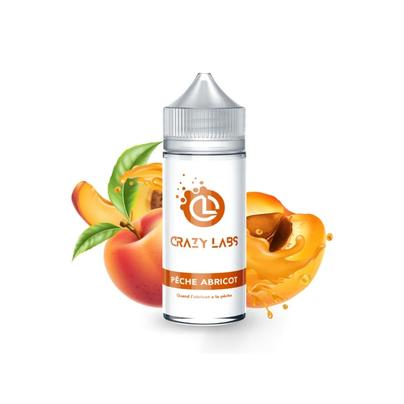 Pêche Abricot 100ml Crazy Labs